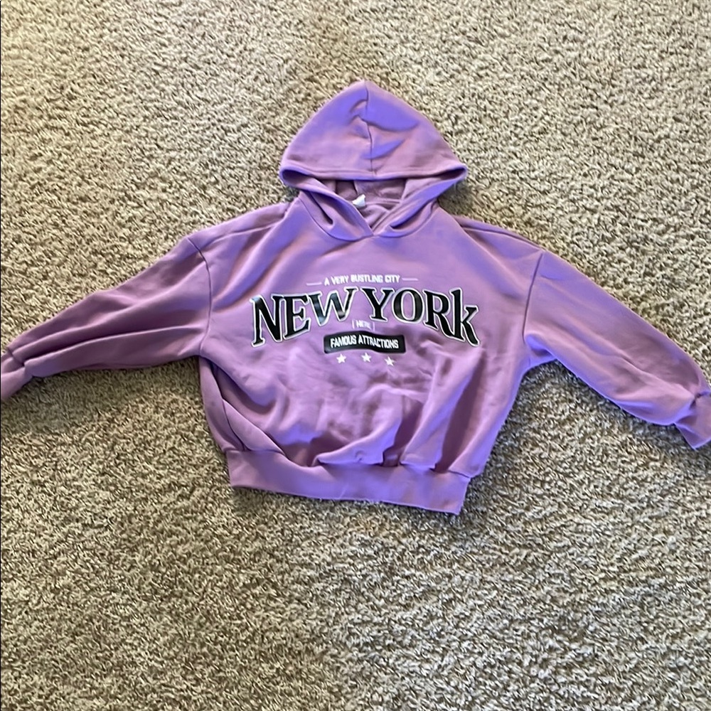 Purple New York Hoodie
